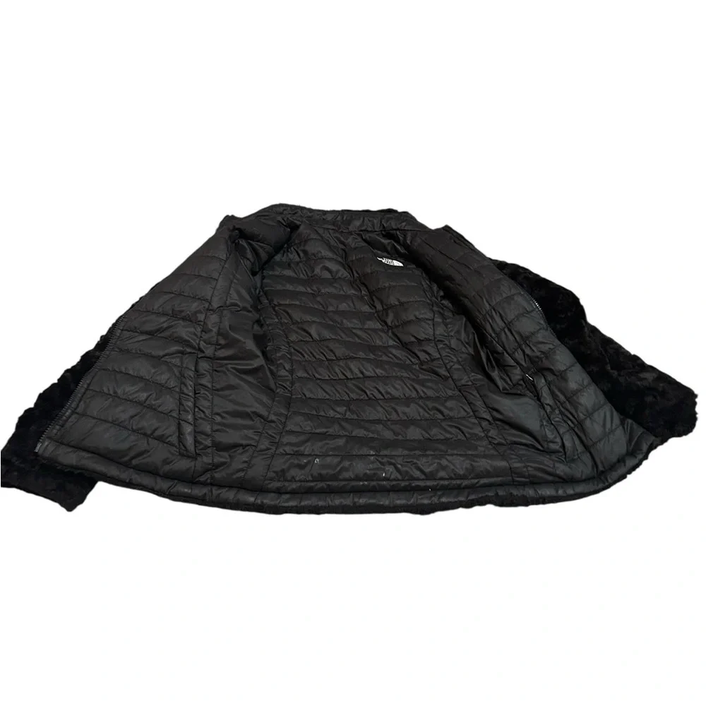 THE NORTH FACE Girls' Reversible Mossbud Swirl Full Zip Crewneck Jacket